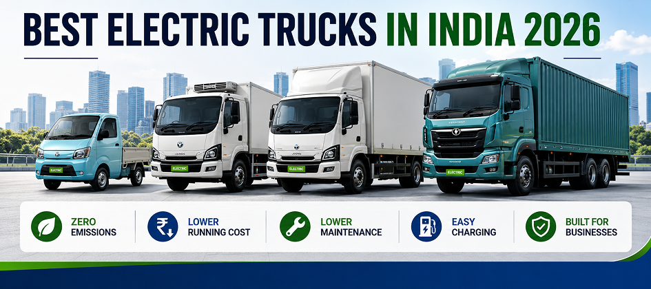 Best Electric Trucks in India (2026): Top Commercial EV Trucks for Business